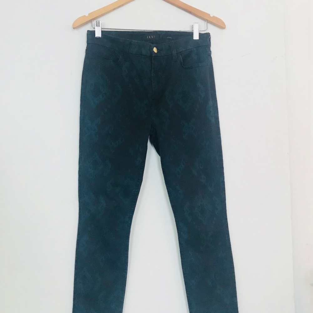 Jen7 for 7 For All Mankind Print Skinny Jeans